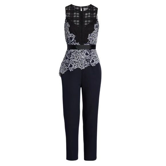 REVOLVE Chelsea28 Mixed Media Jumpsuit - Picture 2 of 11